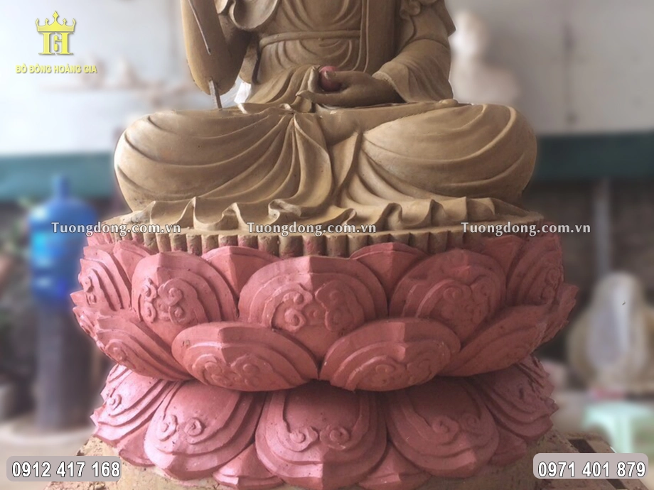 Hình ảnh đài sen được tạo mẫu